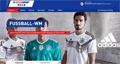 Desktop Screenshot of intersport-kolb.de