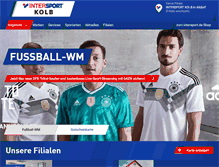 Tablet Screenshot of intersport-kolb.de